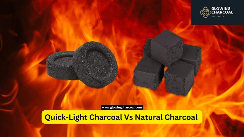 Quick light vs natural charcoal for shisha