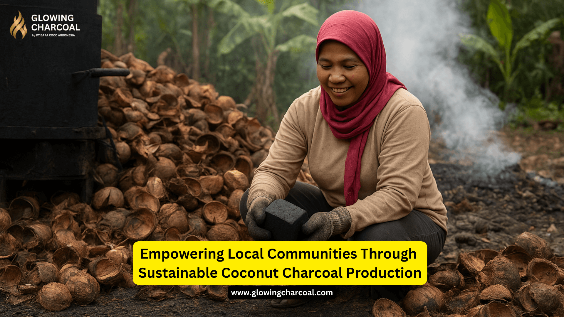 Empowering Local Communities Through Sustainable Coconut Charcoal Production