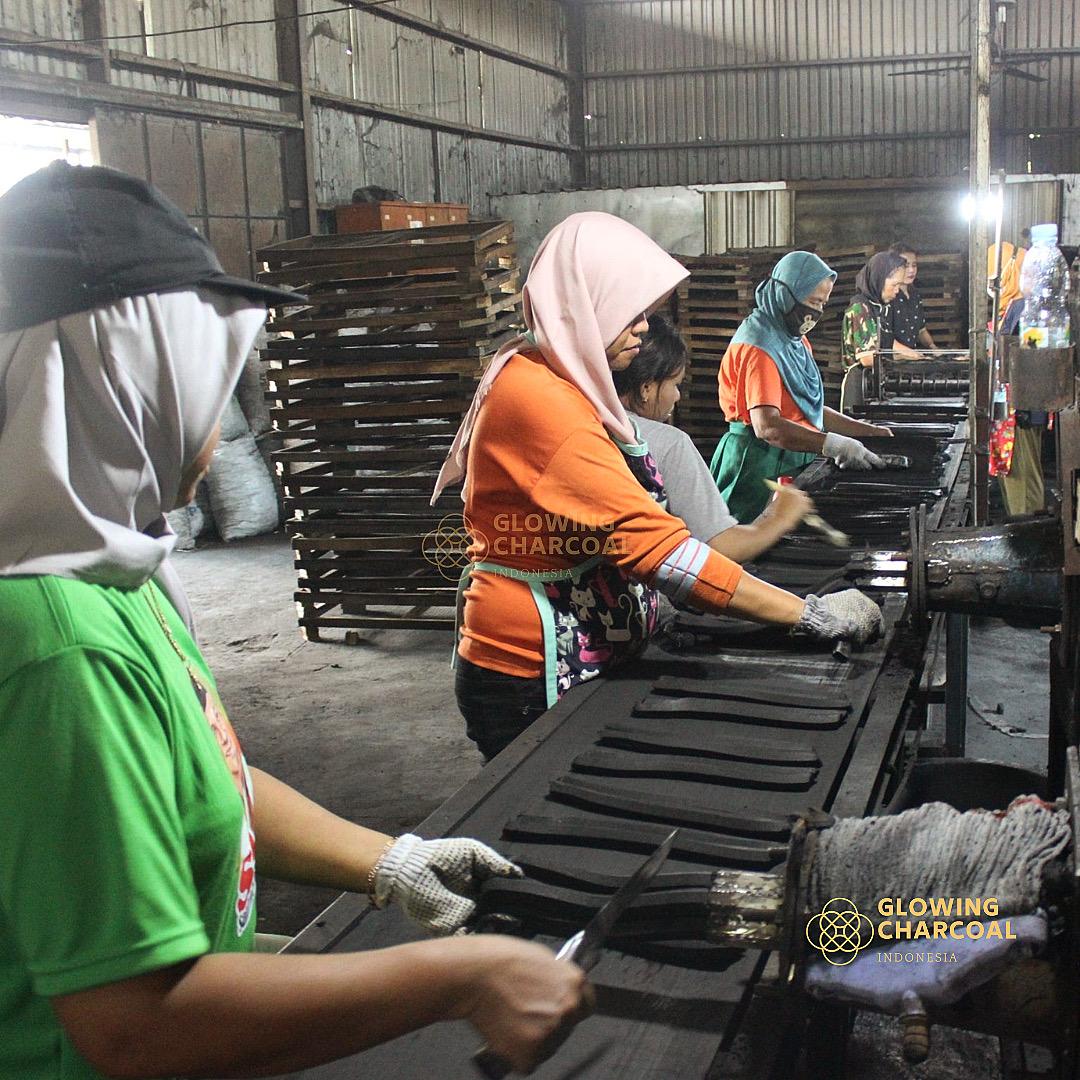 Glowing Charcoal Factory