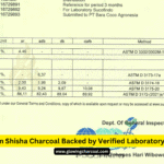 Premium Shisha Charcoal Backed by Verified Laboratory Results