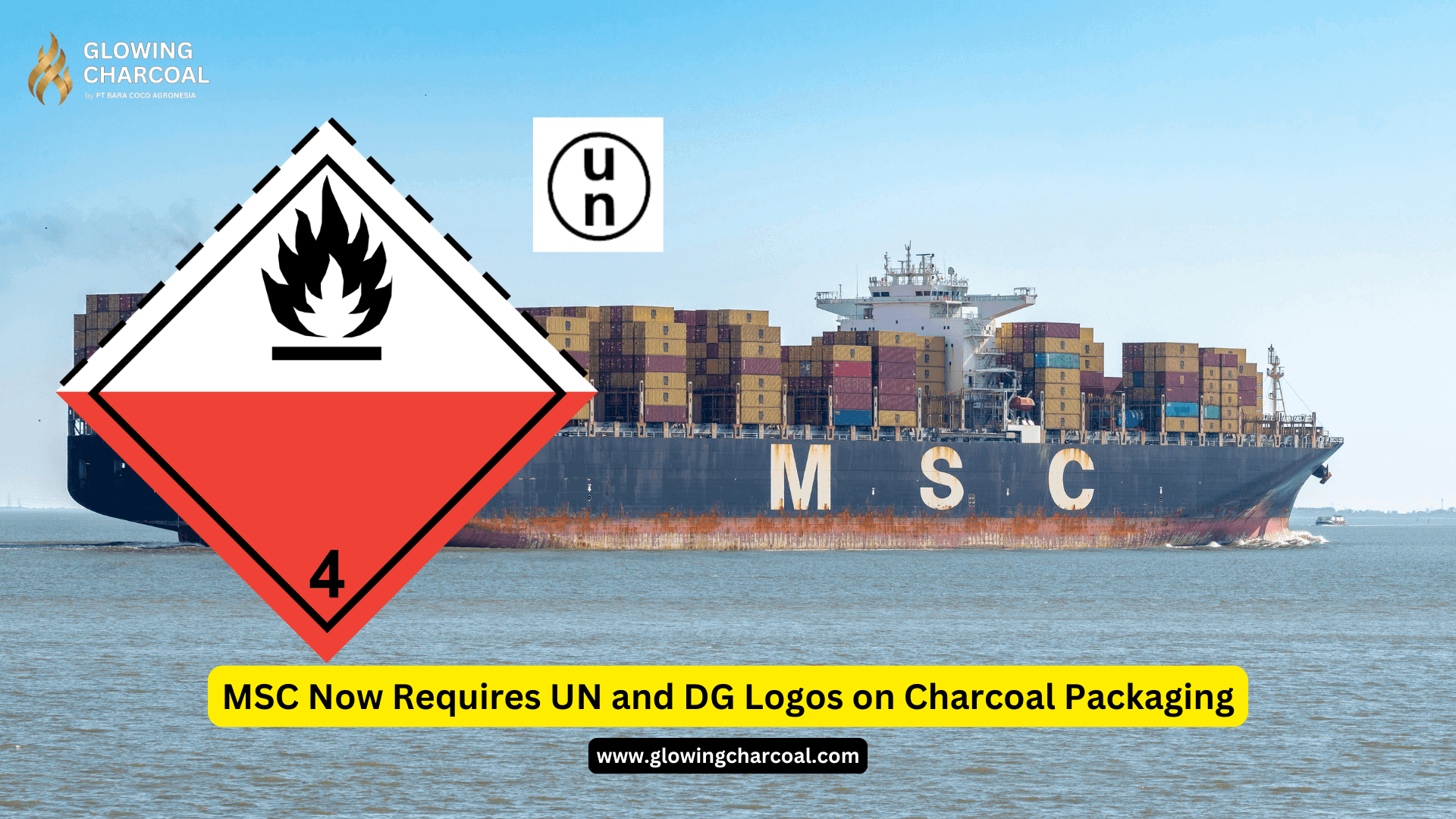 MSC Now Requires UN and DG Logos on Charcoal Packaging